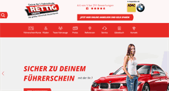 Desktop Screenshot of fahrschule-rettig.de
